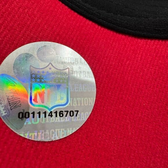 NFL Reebok Atlanta falcons Equipment Red Cap adjustable - Picture 9 of 9